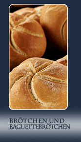 Brötchen und Baguettebrötchen
